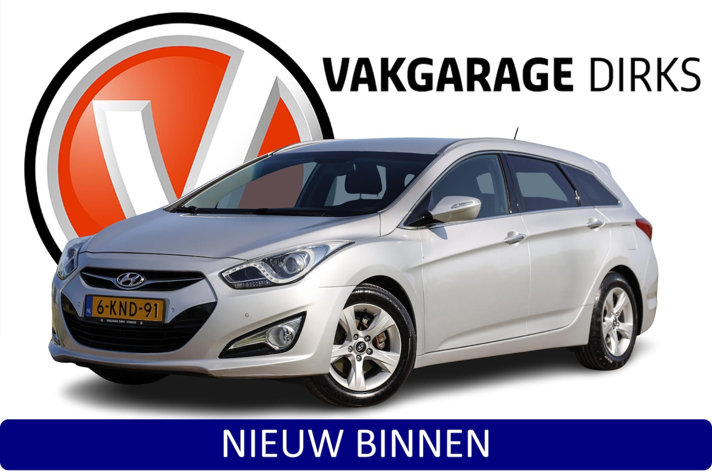 Hyundai i40 Wagon - 1.6 GDI Business ✅ Navi ✅ Camera ✅ Clima - AutoWereld.nl