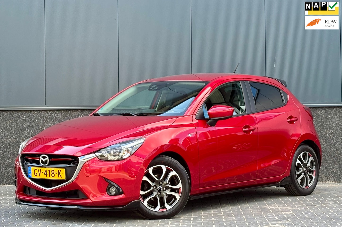 Mazda 2 - 1.5 Skyactiv-G GT-M LEDER HEAD-UP CAMERA KEYLESS - AutoWereld.nl