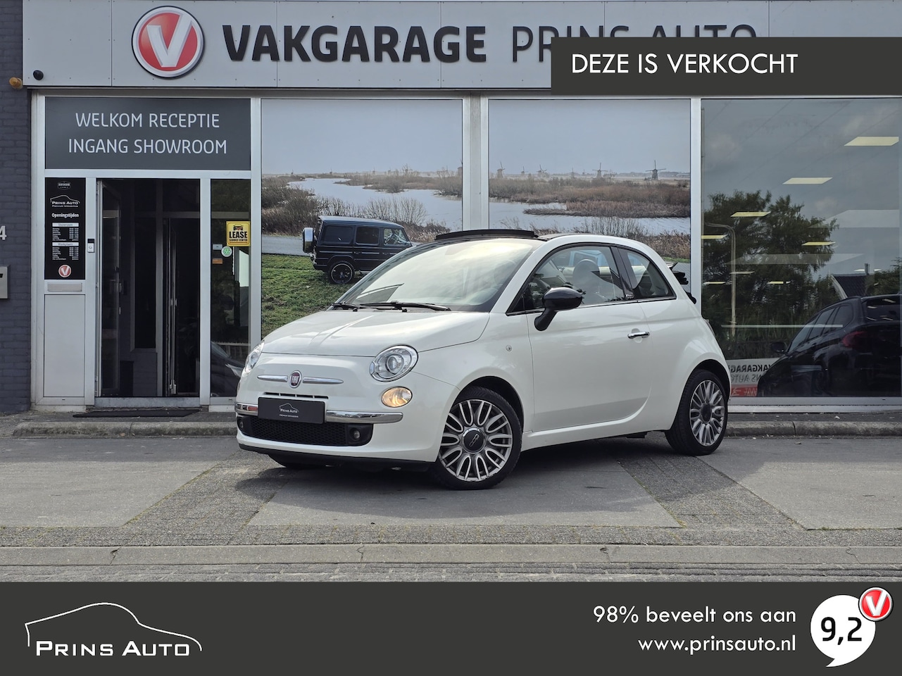 Fiat 500 C - 0.9 TwinAir Turbo Cult |NL AUTO|NAP|AIRCO|LEER 2924 - AutoWereld.nl