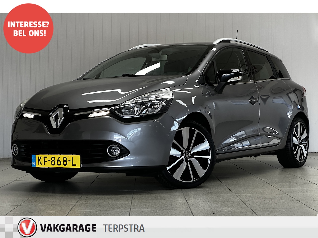 Renault Clio Estate - 0.9 TCe Iconic/ Ketting Verv./ Trekhaak/ Vol Leder!/ Stoelverw!./ Keyless/ Groot Navi/ Cli - AutoWereld.nl