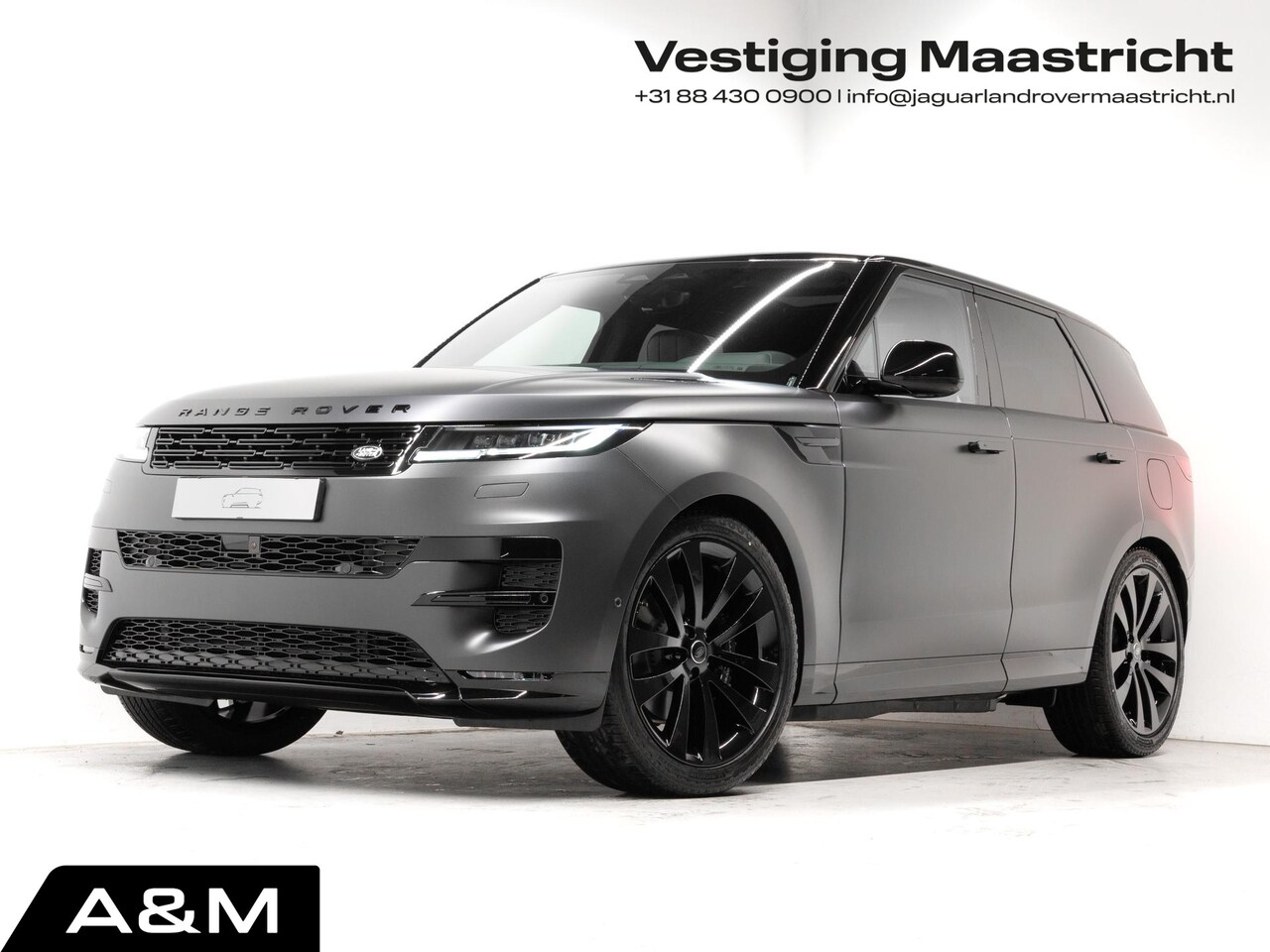 Land Rover Range Rover Sport - 3.0 P460e Dynamic SE PHEV STEALTH PACK - MATTE FOLIE -23" BLACK GLOSS WHEELS - AutoWereld.nl