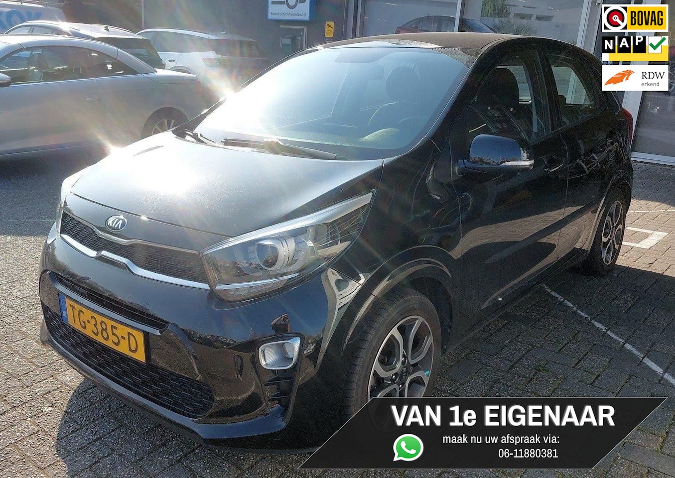 Kia Picanto - 1.0 CVVT 5 deurs DynamicPlusLine APPLE CARPLAY - AutoWereld.nl