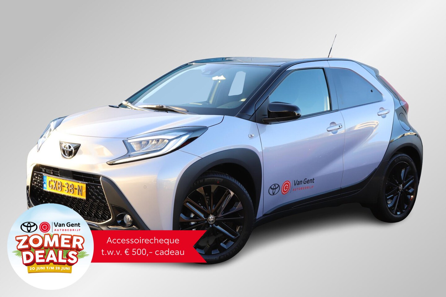 Toyota Aygo X - 1.0 VVT-i S-CVT JBL Navi | Stoelverwarming | Parkeersensoren v+a | Clima | JBL - AutoWereld.nl