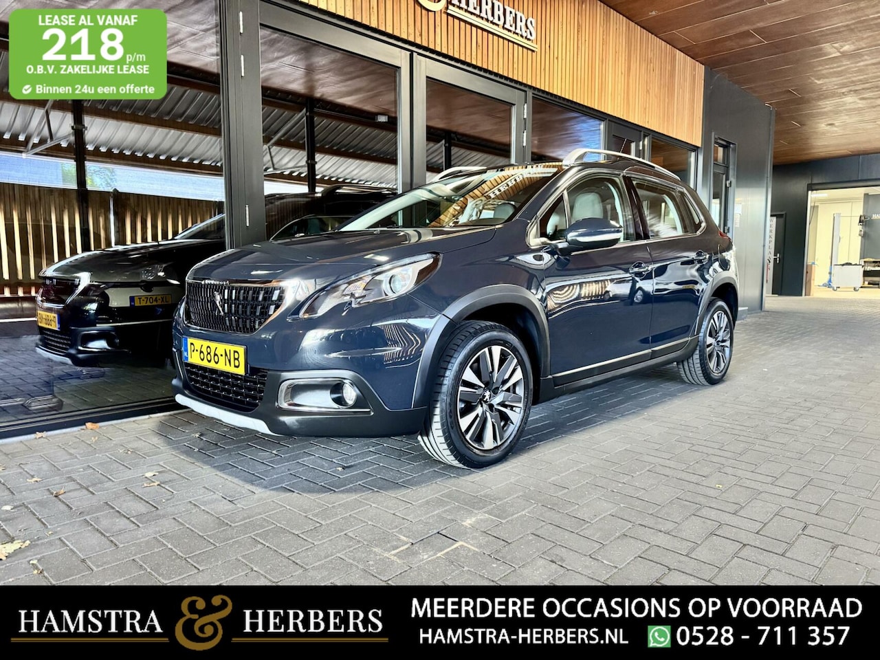 Peugeot 2008 - 1.2 PureTech Allure donkergrijs automaat - AutoWereld.nl