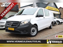 Mercedes-Benz Vito - DC 116CDI XL 163PK Dubbele Cabine + Airco/ Navi/ CarPlay/ Camera/ Cruise/ Trekhaak/ NL aut