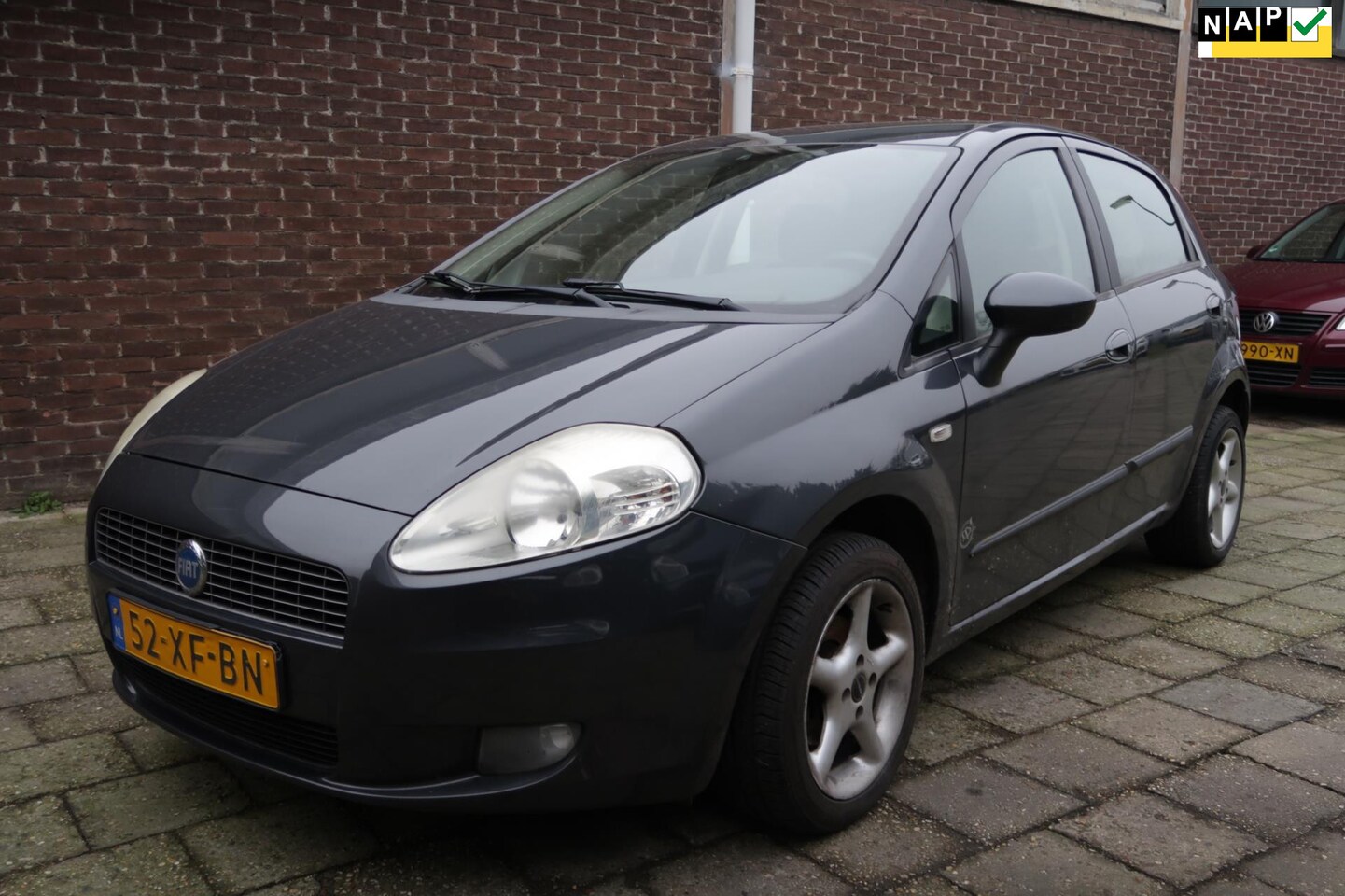 Fiat Grande Punto - 1.4 Dynamic 1.4 Dynamic, AIRCO, STUURBEDIENING, 2 ELEKTRISCHE RAMEN, CRUISE CONTROL - AutoWereld.nl