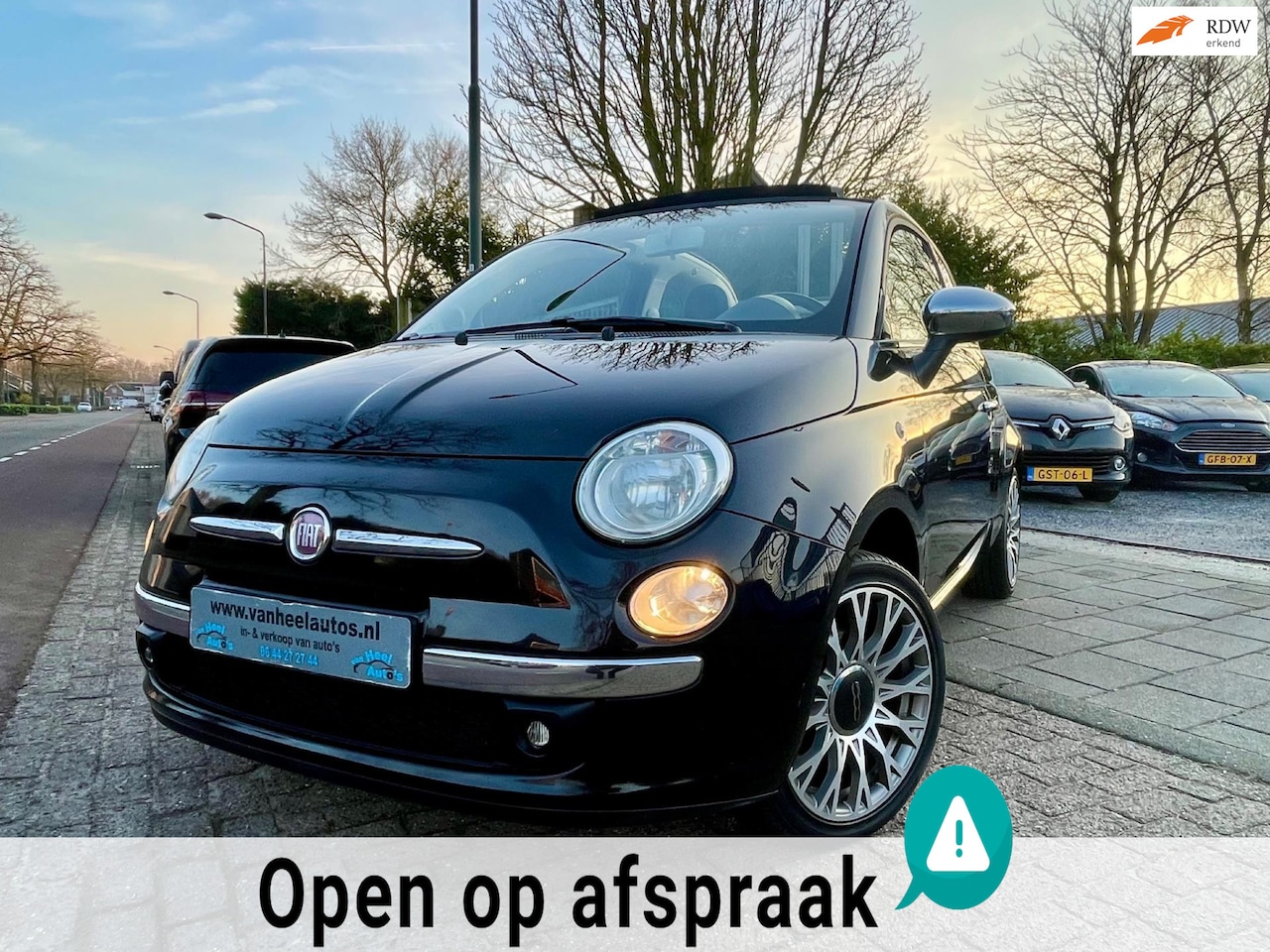 Fiat 500 - 1.4-16V Sport A-C Elek Pakket Lmv Cabrio Pdc - AutoWereld.nl