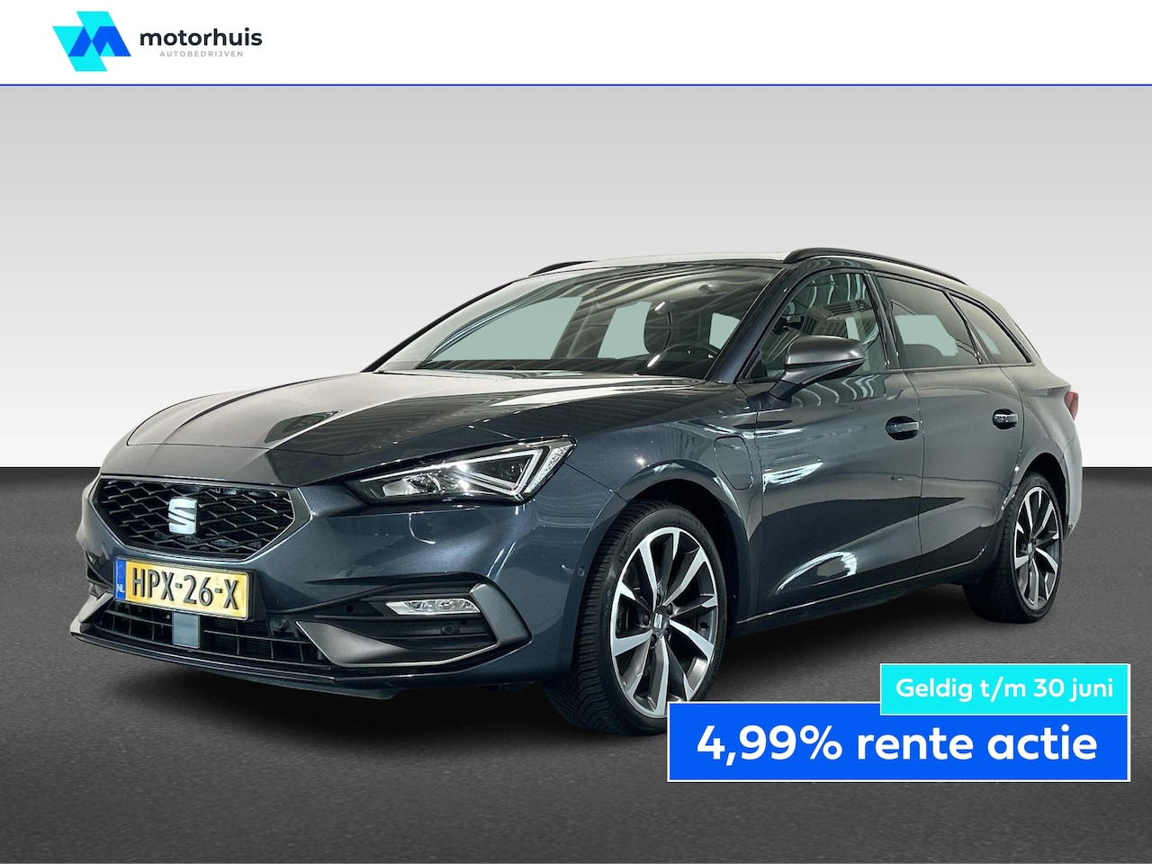 Seat Leon Sportstourer - 1.4 TSI e-Hybrid PHEV 204pk DSG-6 FR - AutoWereld.nl