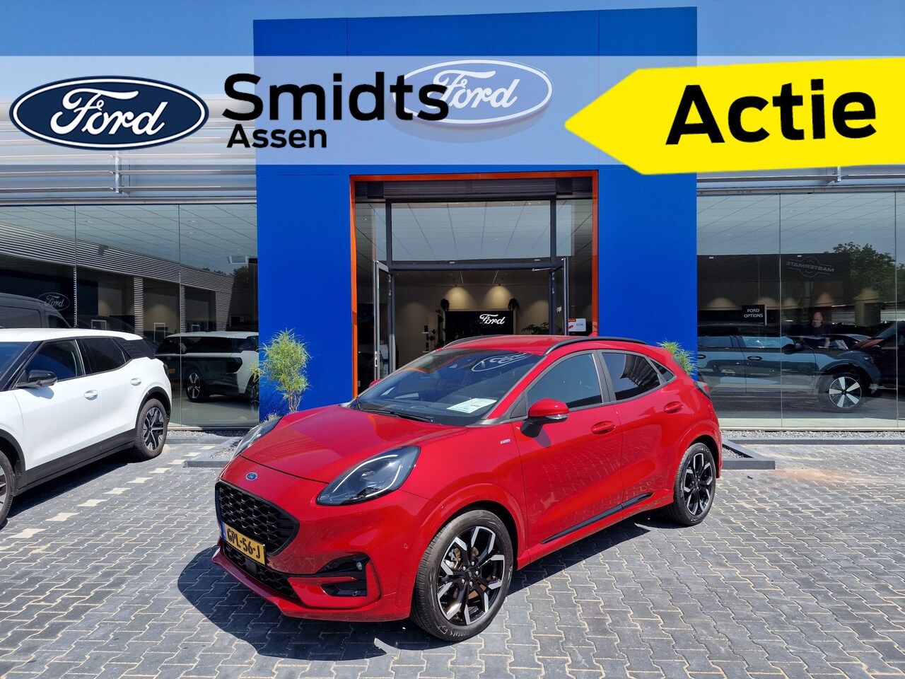Ford Puma - EcoBoost Mild Hybrid 125 pk ST-Line X | B&O | Half leer | 18" | Camera | Apple Carplay | N - AutoWereld.nl