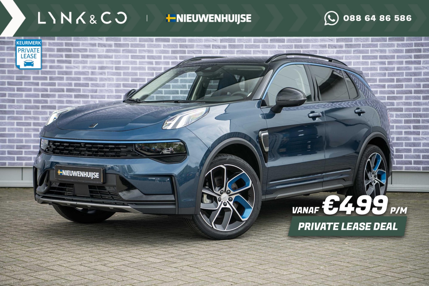 Lynk & Co 01 - 1.5 | Panoramadak | Adaptive cruise control | LED koplampen | 360° Camera | 20 inch velgen - AutoWereld.nl