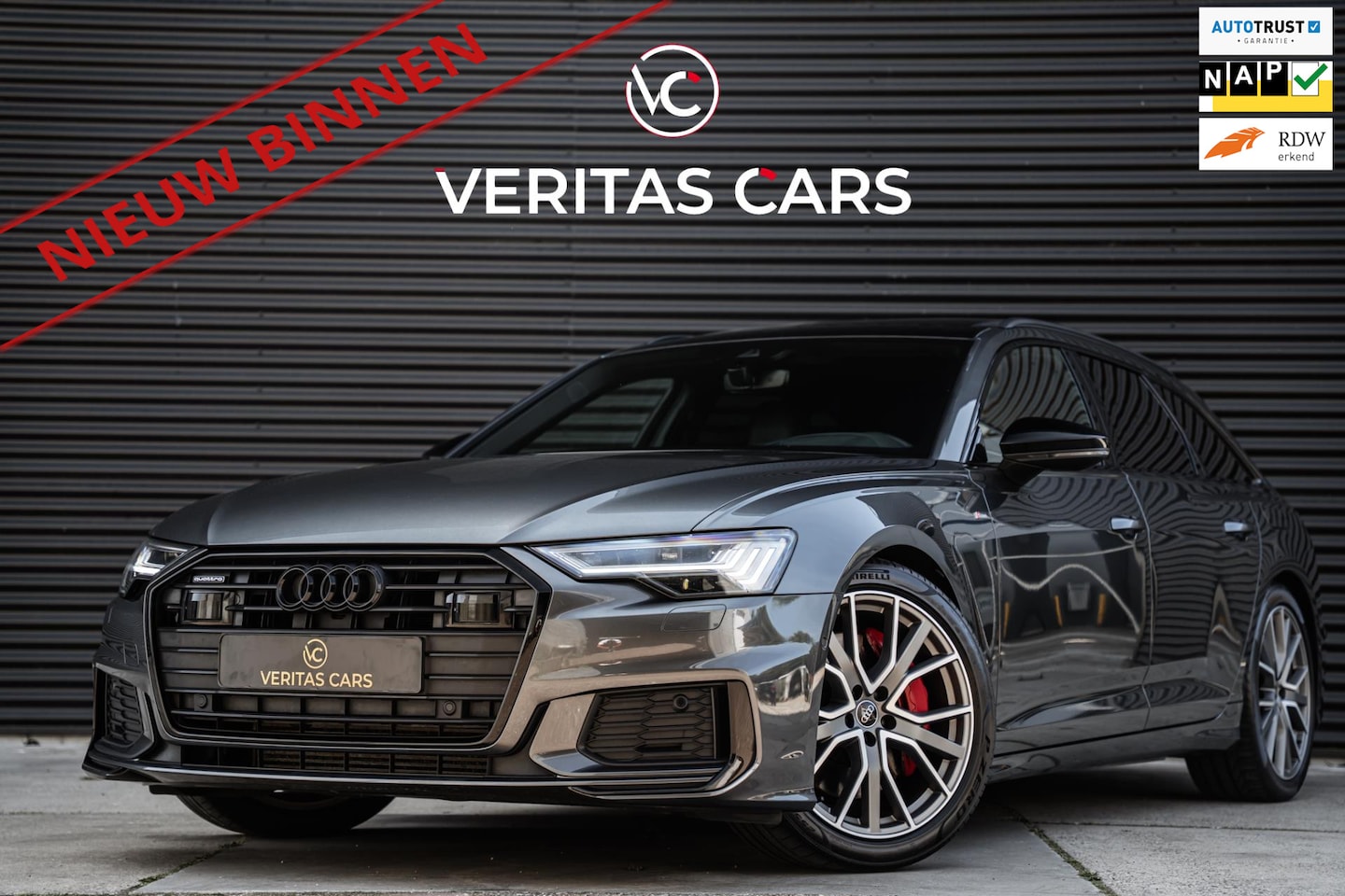 Audi A6 Avant - 55 TFSI E Quattro S-Line 252PK Pano|B&O|Head-up|CarPlay|Navi e.o.|BTW AUTO - AutoWereld.nl