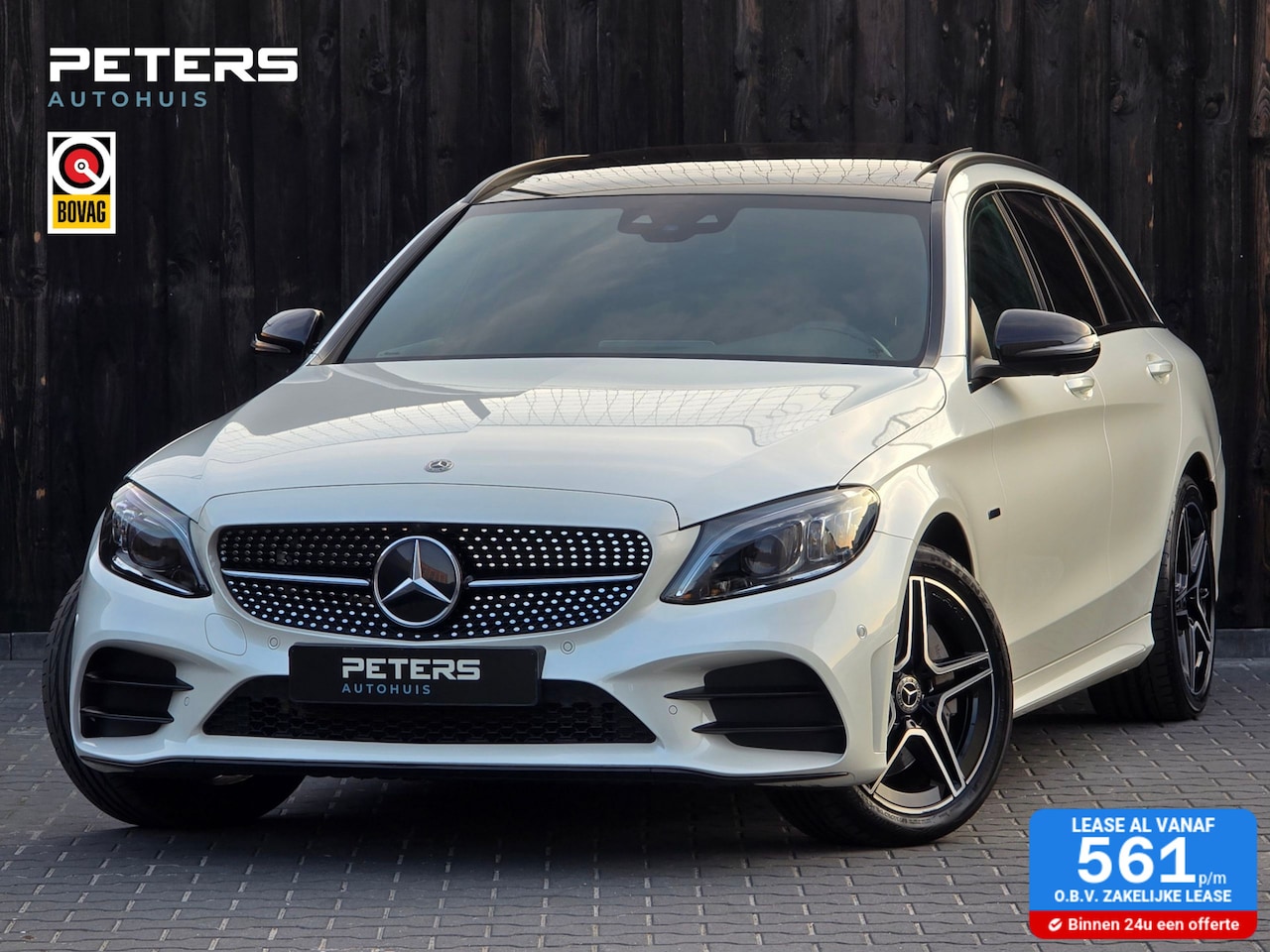 Mercedes-Benz C-klasse Estate - 300 e AMG & Night Pack| 1e eigenaar - AutoWereld.nl