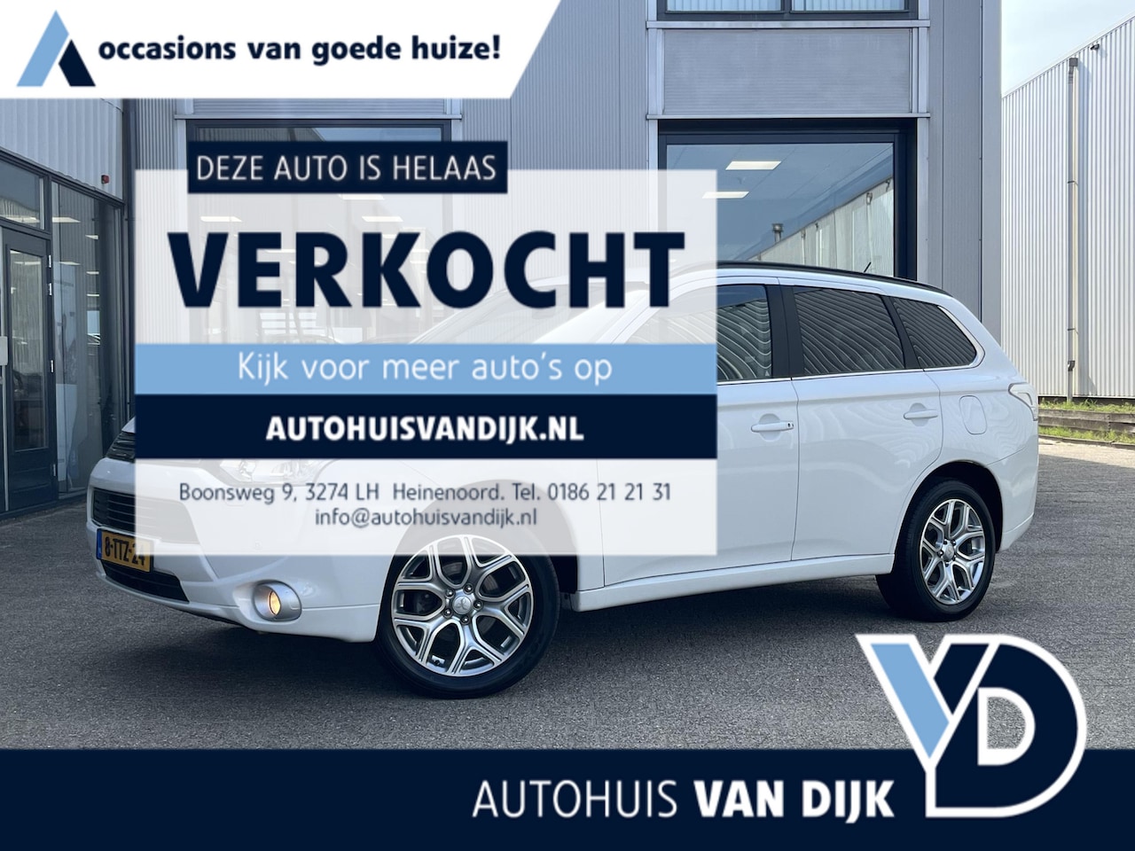 Mitsubishi Outlander - 2.0 PHEV Executive Edition | NL Auto/2e Eig. Voll.Historie/Navi/Clima/Cruise/18"/Bluetooth - AutoWereld.nl