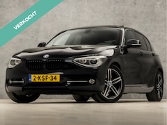 BMW 1-serie - 118i Sportline 170Pk Automaat (SCHUIFDAK, GROOT NAVIGATIE, CAMERA, STOELVERWARMING, XENON,