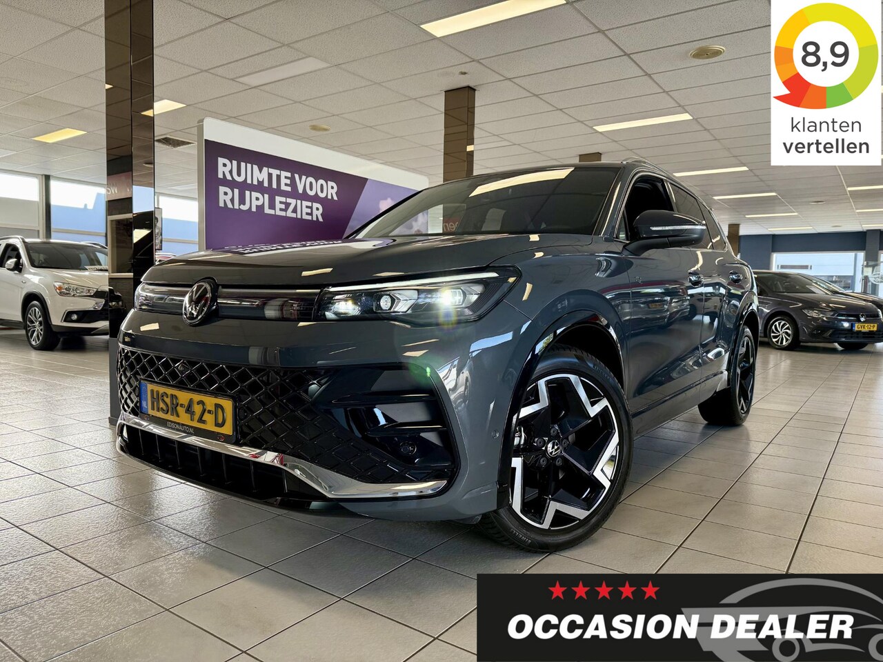 Volkswagen Tiguan - 1.5 eTSI R-Line *360CAM*MATRIX*MASS*NAVI*APP*LM19* - AutoWereld.nl