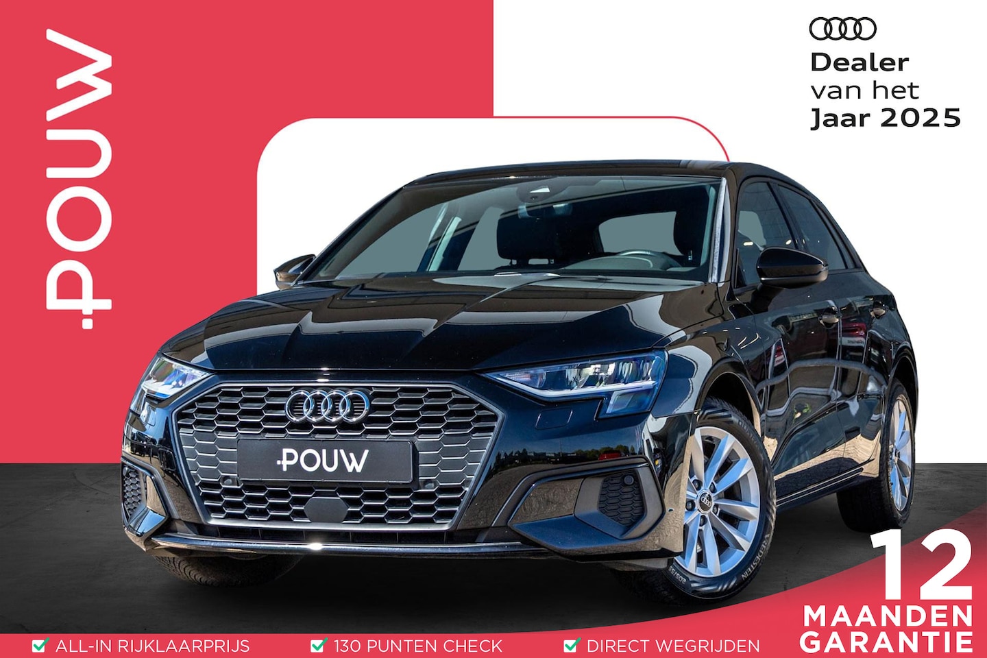 Audi A3 Sportback - 30 TFSI 110pk Pro Line | Apple Carplay/Android Auto | Cruise Control | Parkeersensor Achte - AutoWereld.nl