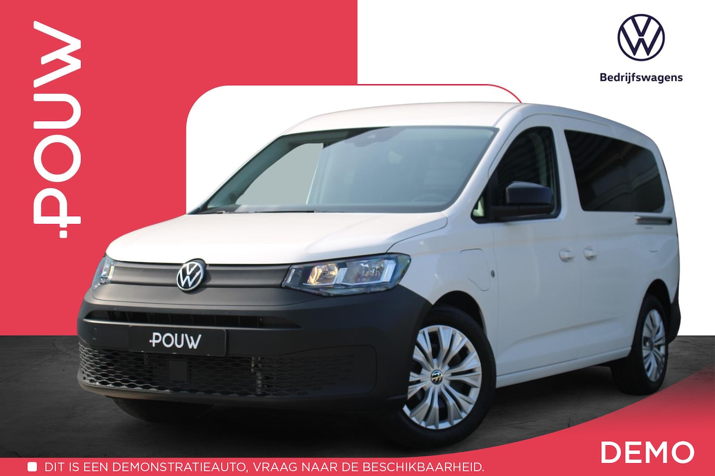 Volkswagen Caddy Maxi - Kombi 1.5 TSI 150pk DSG Hybride | Tussenschot | Laadvloer | Trekhaak - AutoWereld.nl