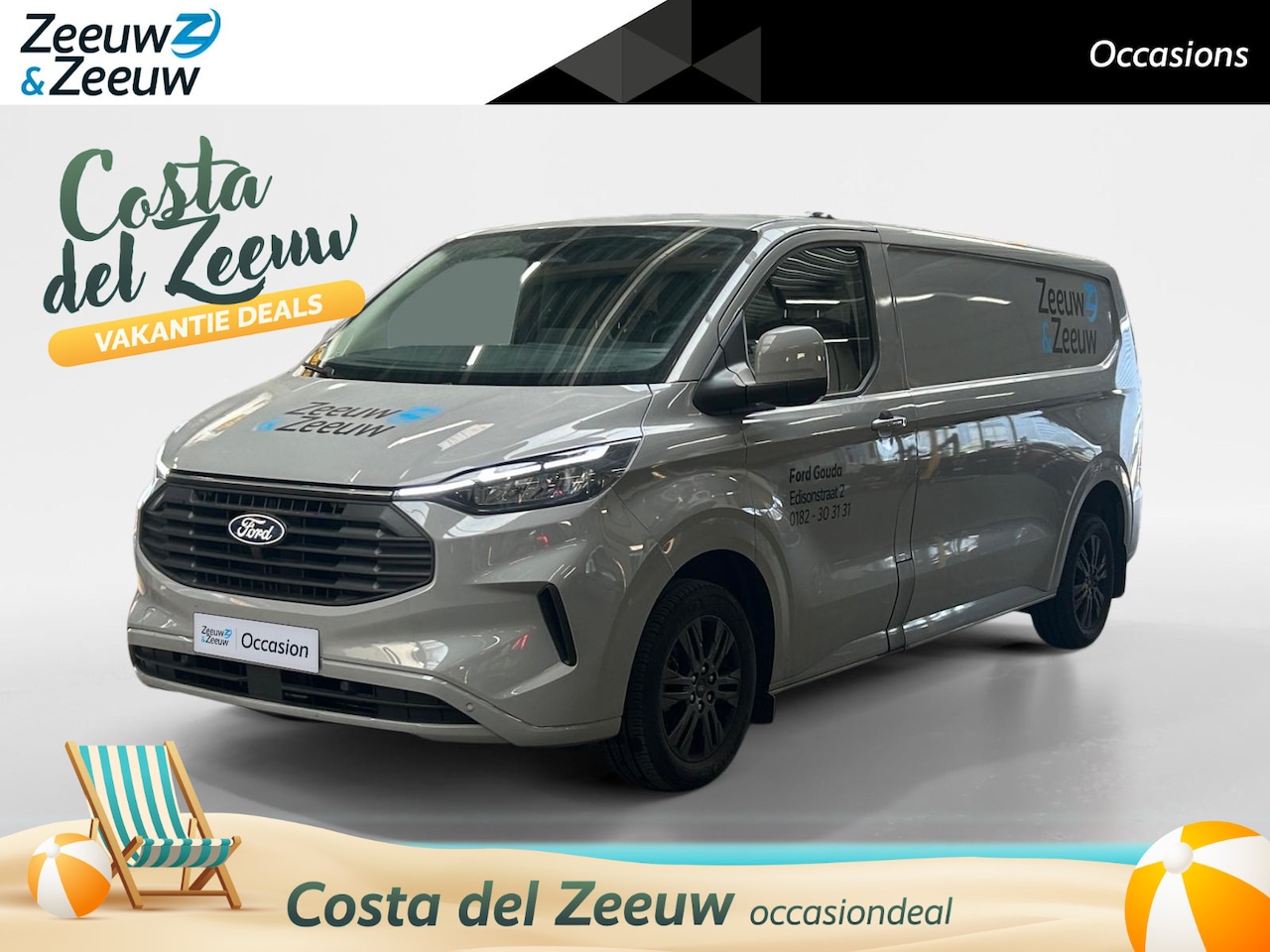 Ford Transit Custom - 300 2.0 TDCI L2H1 Limited 136pk | DEMO | Stoel- en voorruitverwarming | Navigatie | Trekha - AutoWereld.nl