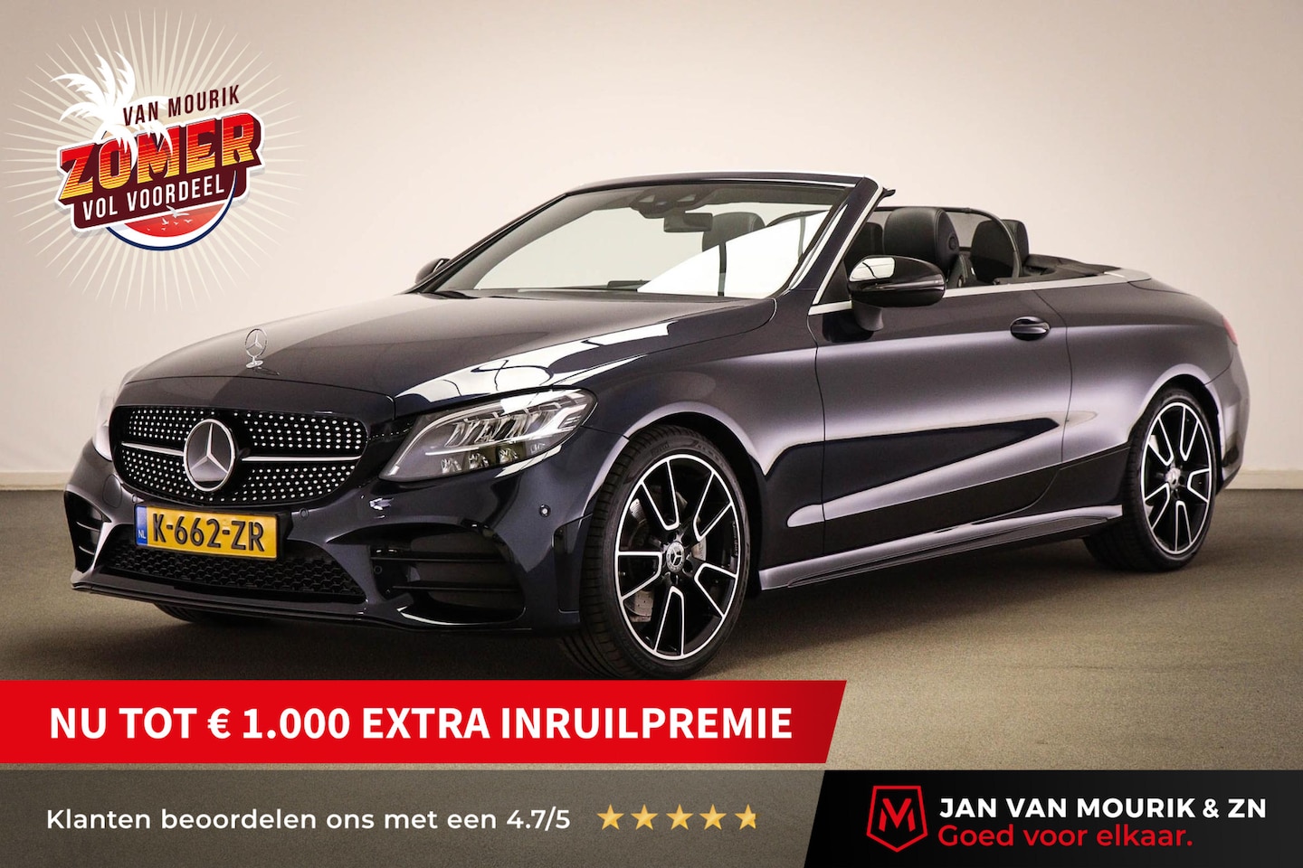 Mercedes-Benz C-klasse Cabrio - 180 AMG Sport Edition | NEKVERWARMING | ACC | TREKHAAK - AutoWereld.nl