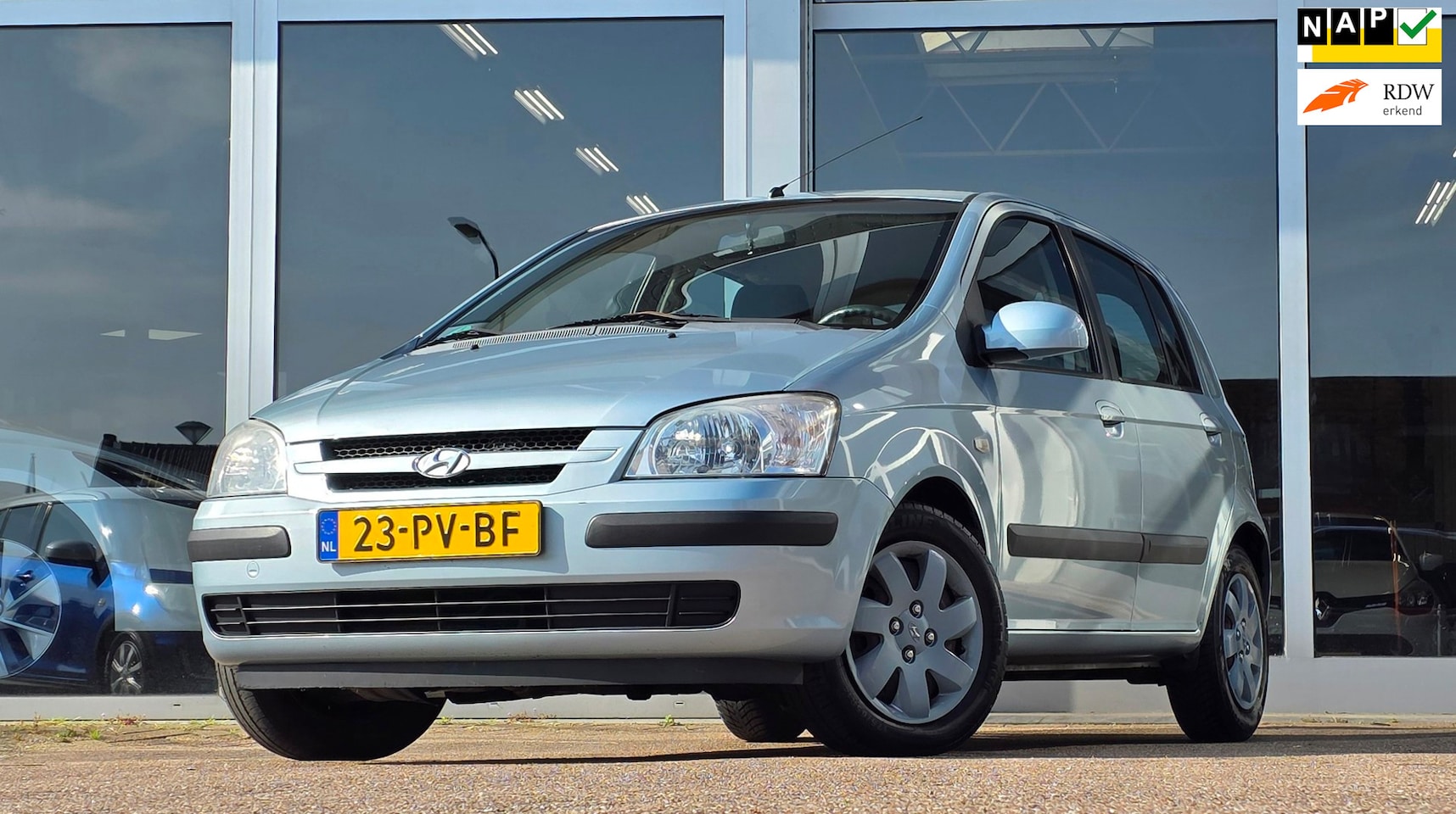 Hyundai Getz - 1.3i Active Garantie Airco Elektrische Ramen Nieuwe APK Mooi! - AutoWereld.nl