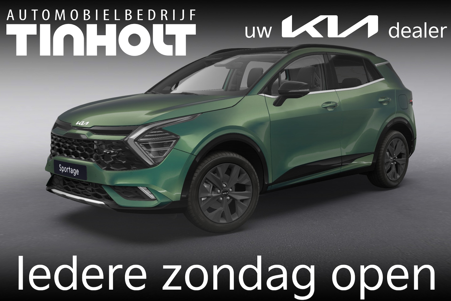Kia Sportage - 1.6 T-GDi Hybrid GT-Line - Direct uit voorraad leverbaar - Experience Green - AutoWereld.nl