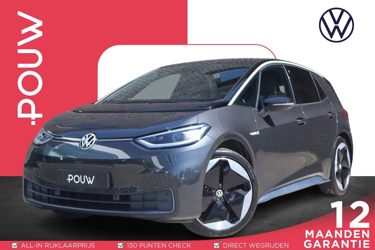 Volkswagen ID.3 - 204pk First Max 58 kWh | Panoramadak | Steunhaak | Navigatie - AutoWereld.nl