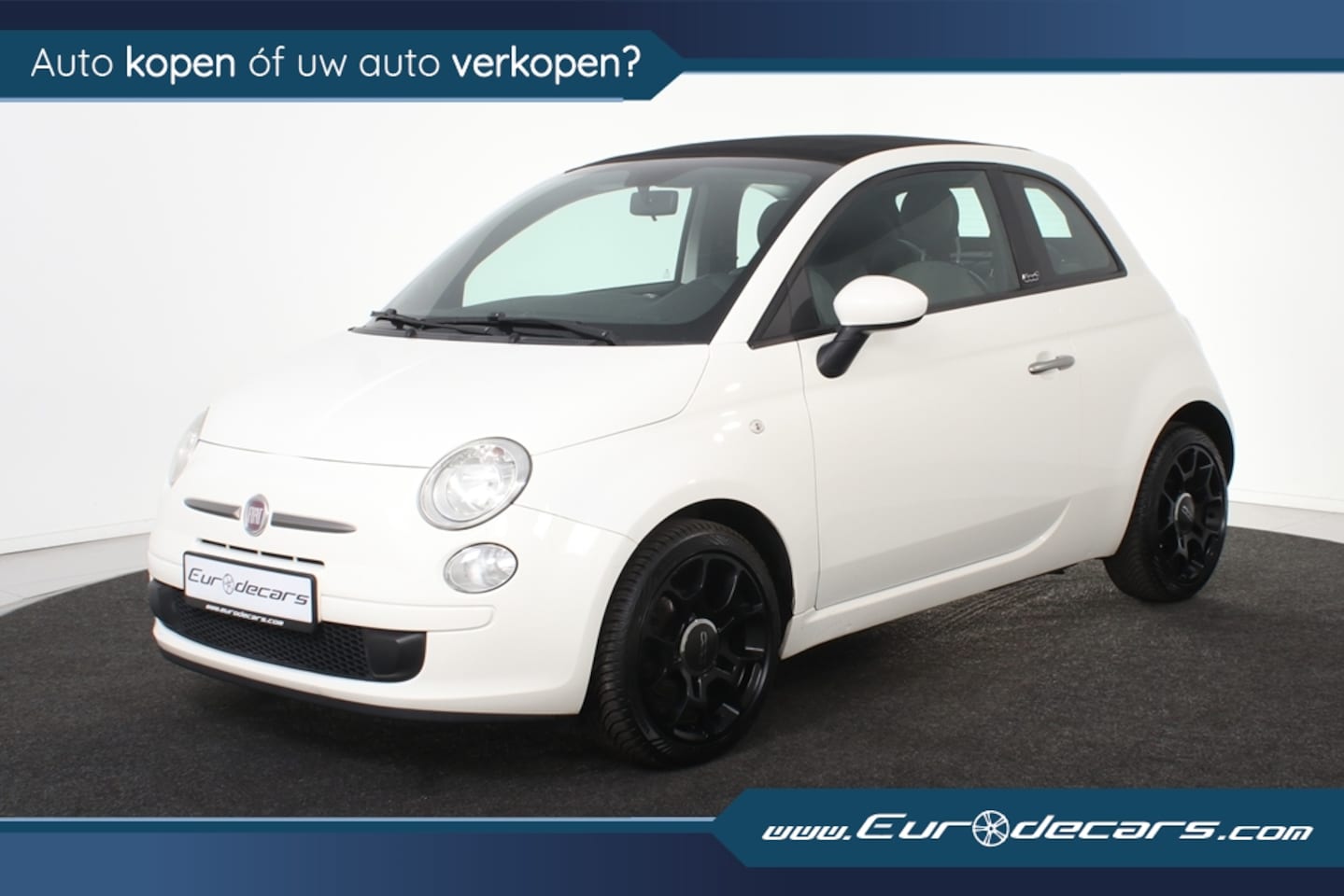 Fiat 500 C - 0.9 TwinAir Lounge *Leer*Cabrio*Airco* - AutoWereld.nl