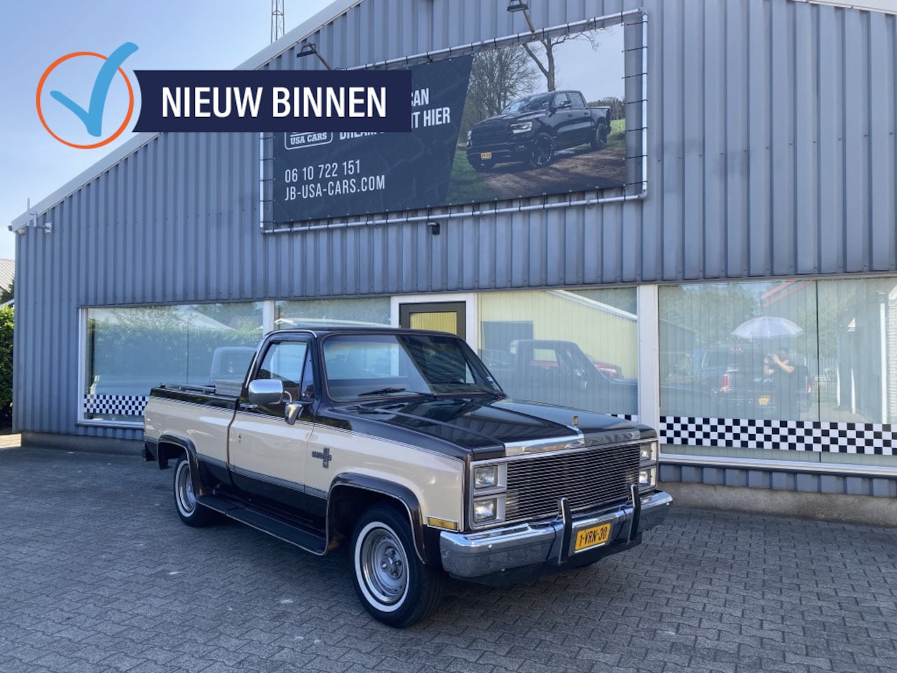 Chevrolet C10 - Short-Bed Fleetside V8 Oldtimer Zeer netjes. - AutoWereld.nl