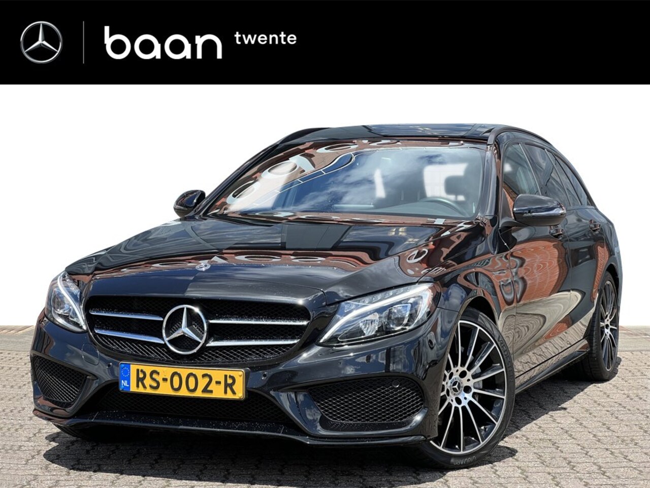 Mercedes-Benz C-klasse Estate - C 180 AMG Line | Achteruitrijcamera | Panoramadak | Stoelverwarming | Dodehoek-assistent | - AutoWereld.nl