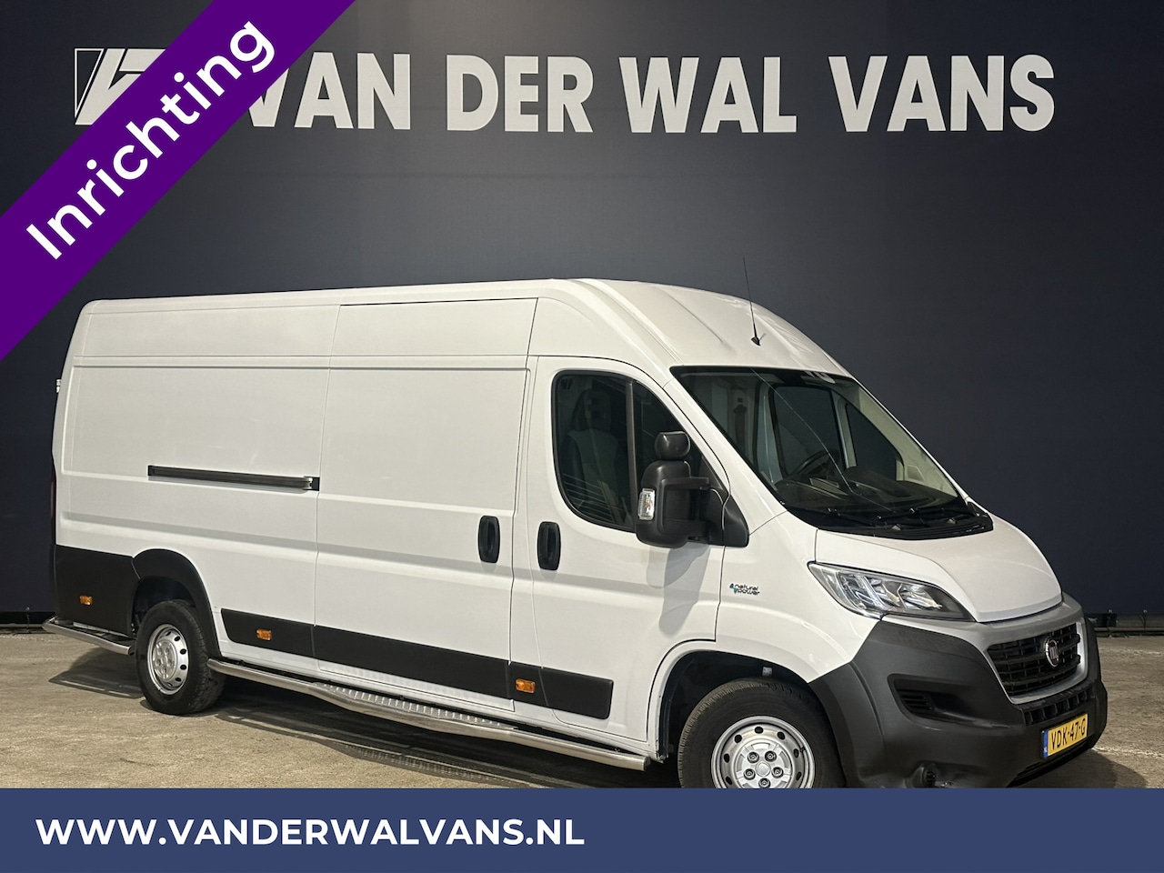 Fiat Ducato - 3.0 NP CNG 136pk L4H2 Post NL inrichting Euro6 Airco | Camera | Navigatie sidebars, 270 gr - AutoWereld.nl