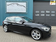 BMW 1-serie - 118i High Exe Automaat 5-deurs Compl M pakket Clima Elec dak Cruise Navigatie Bi-xenon 18"