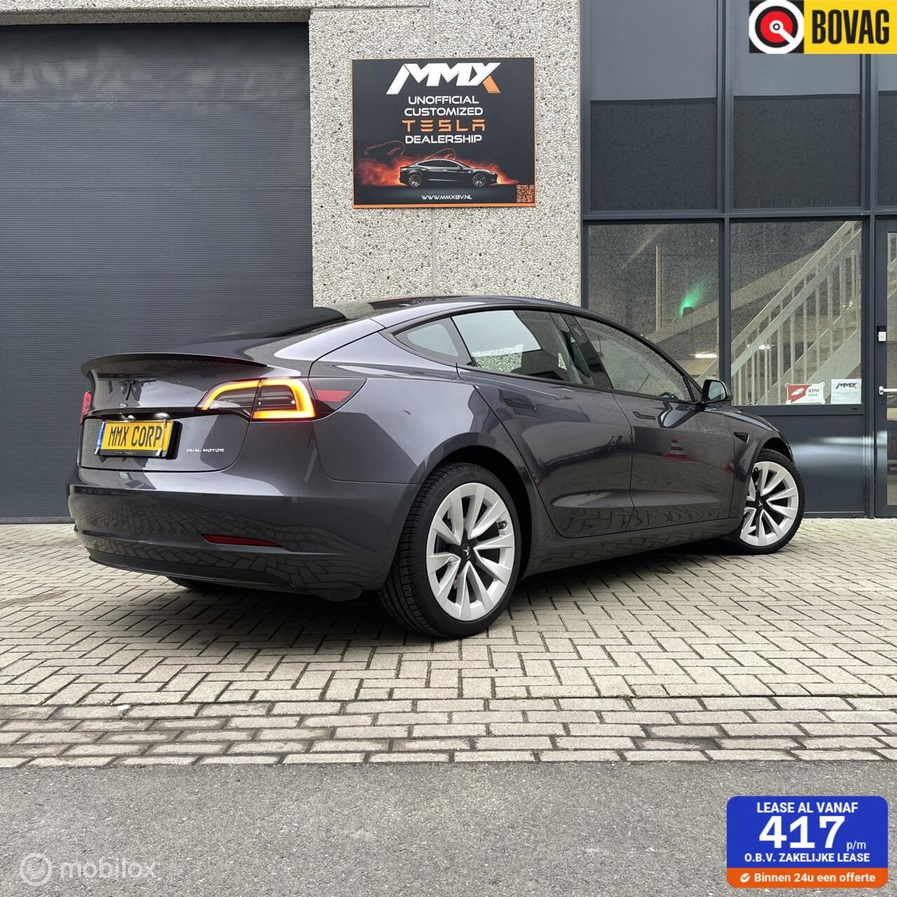 Tesla Model 3 - Long Range RWD Long Range AWD 78kWh GRIJS MMX PACK 19" VELGEN - AutoWereld.nl