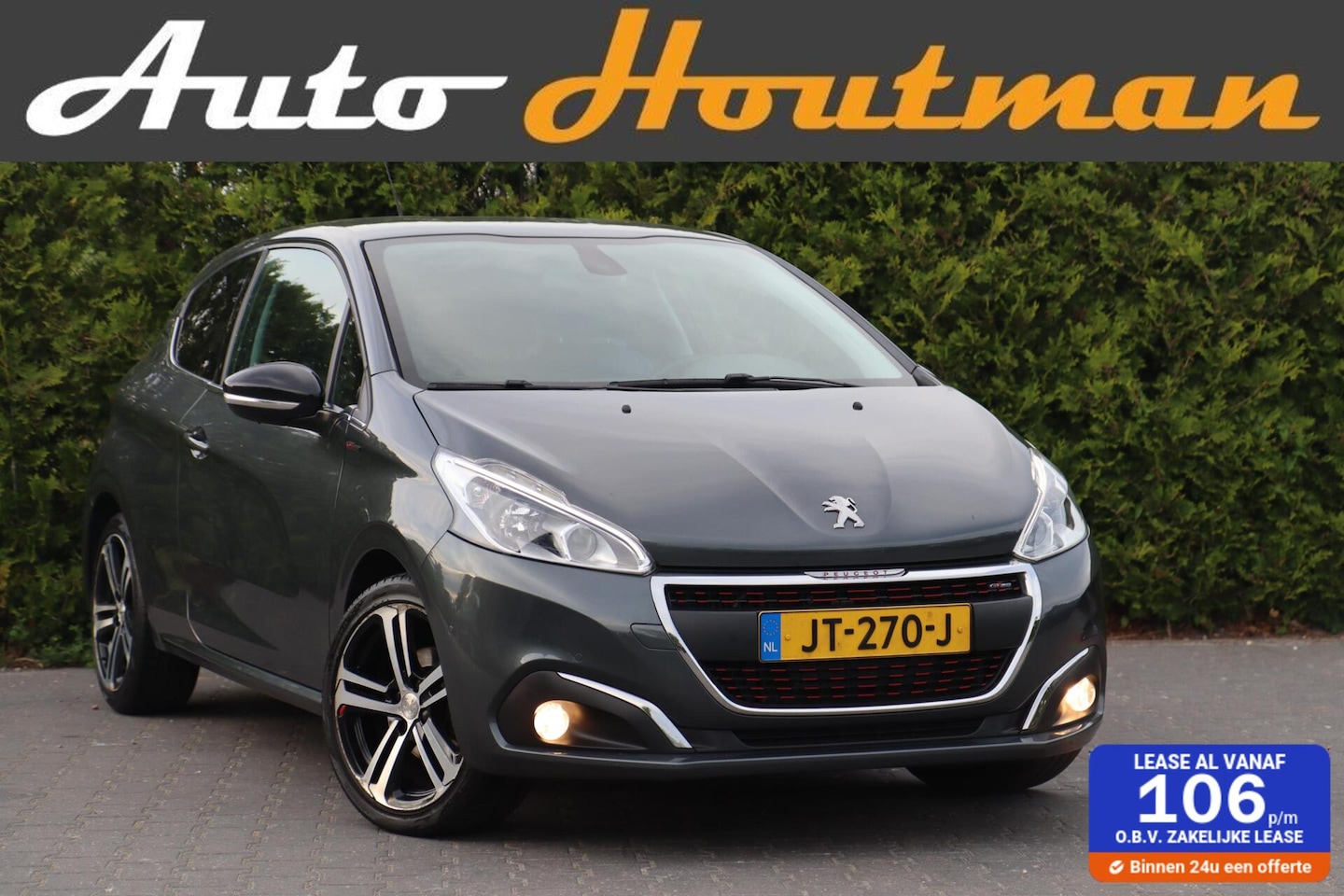 Peugeot 208 - 1.2 PureTech GT-line 110 pk Carplay|Cruise|Camera|Ecc|Navi|Lmv|Cruise - AutoWereld.nl