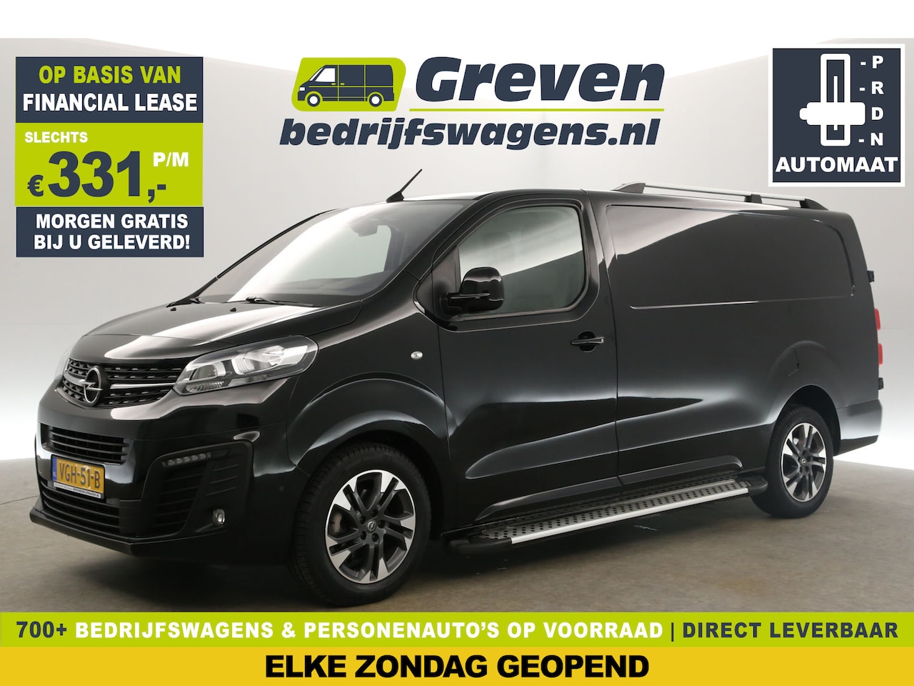 Opel Vivaro - 2.0 CDTI L3H1 177PK Automaat 360Camera Airco Cruise Carplay Navi PDC 17"LMV Stoelverw. - AutoWereld.nl