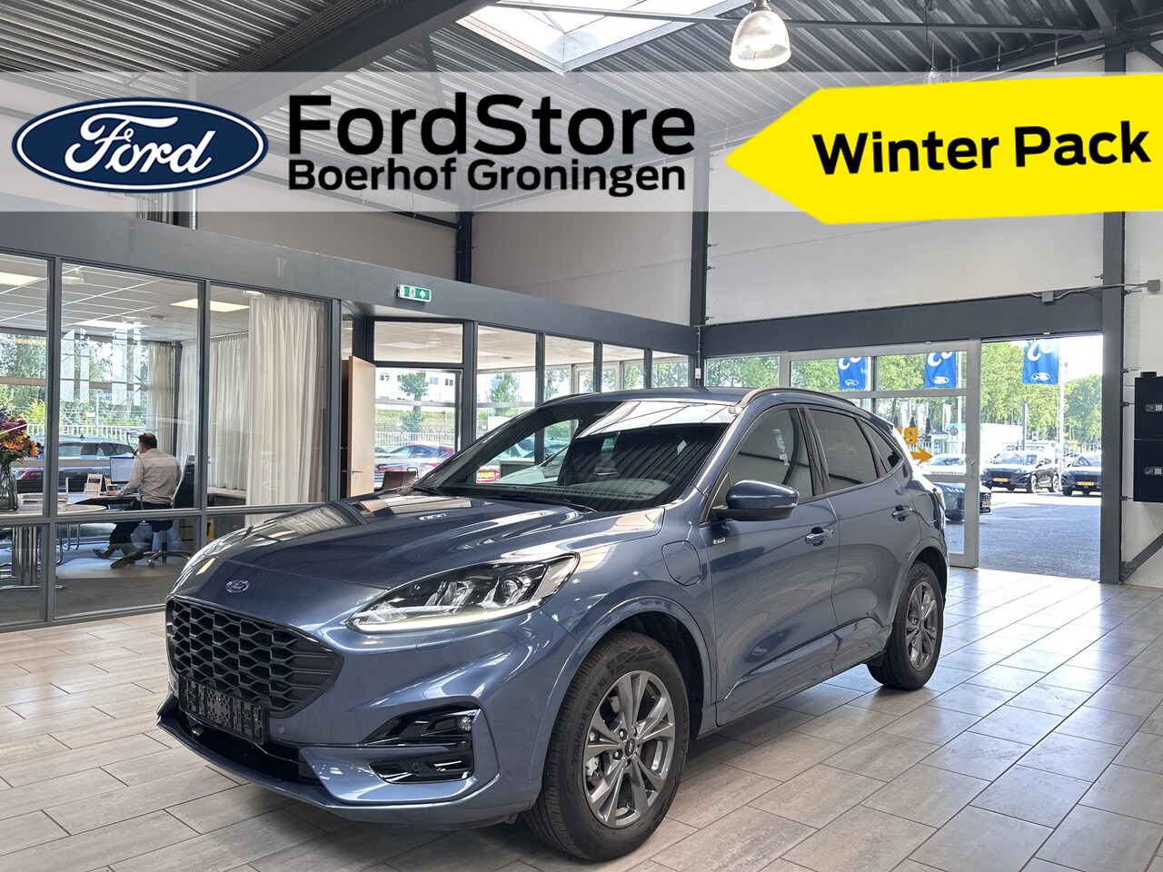Ford Kuga - 2.5 PHEV 225 pk ST-Line | Winter Pack | Camera | Keyless | LED | Clima | Cruise | Apple/An - AutoWereld.nl