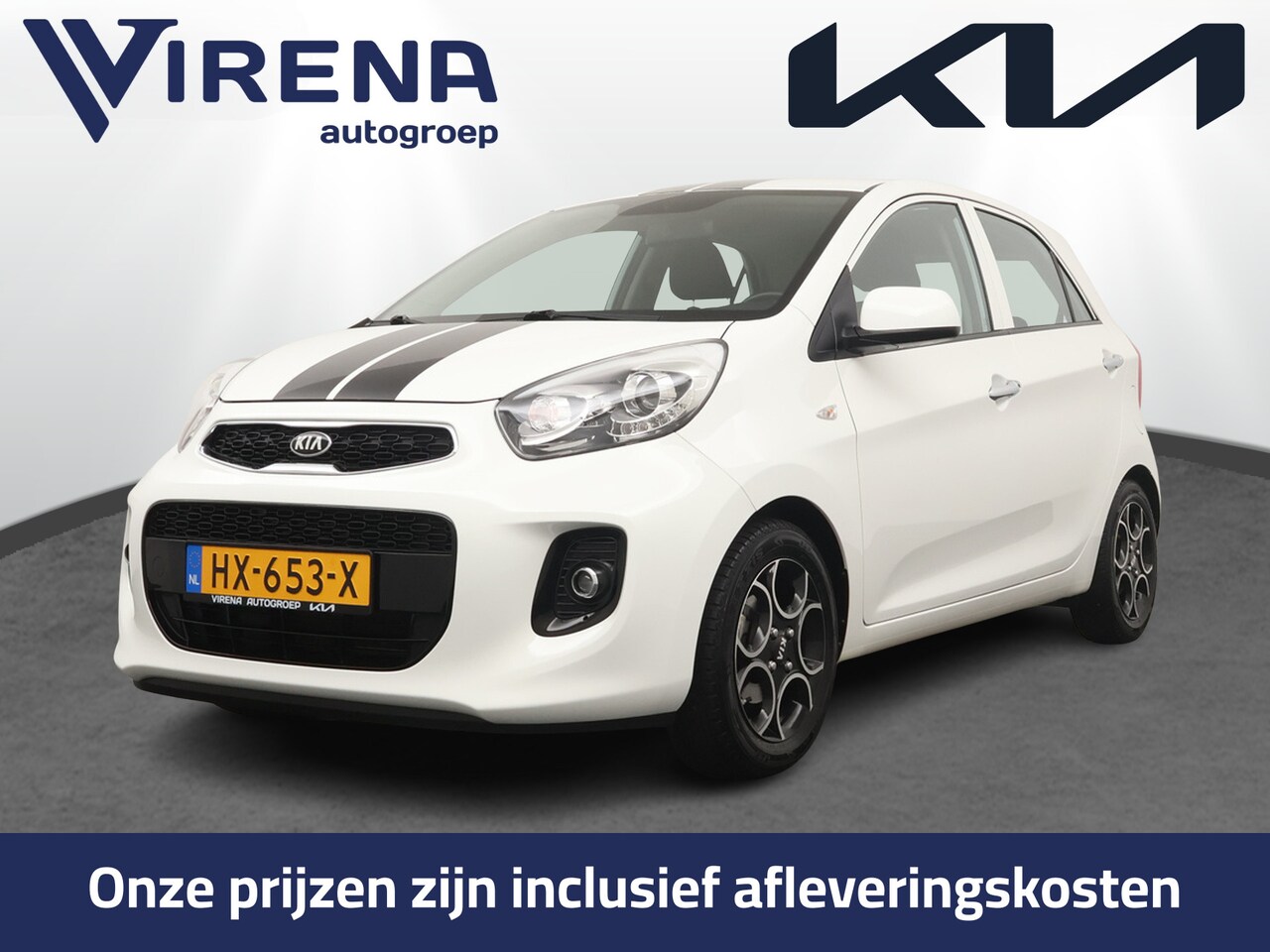 Kia Picanto - 1.0 CVVT DynamicLine Climate Control - Cruise Control - Bluetooth - Bovag garantie 12 maan - AutoWereld.nl