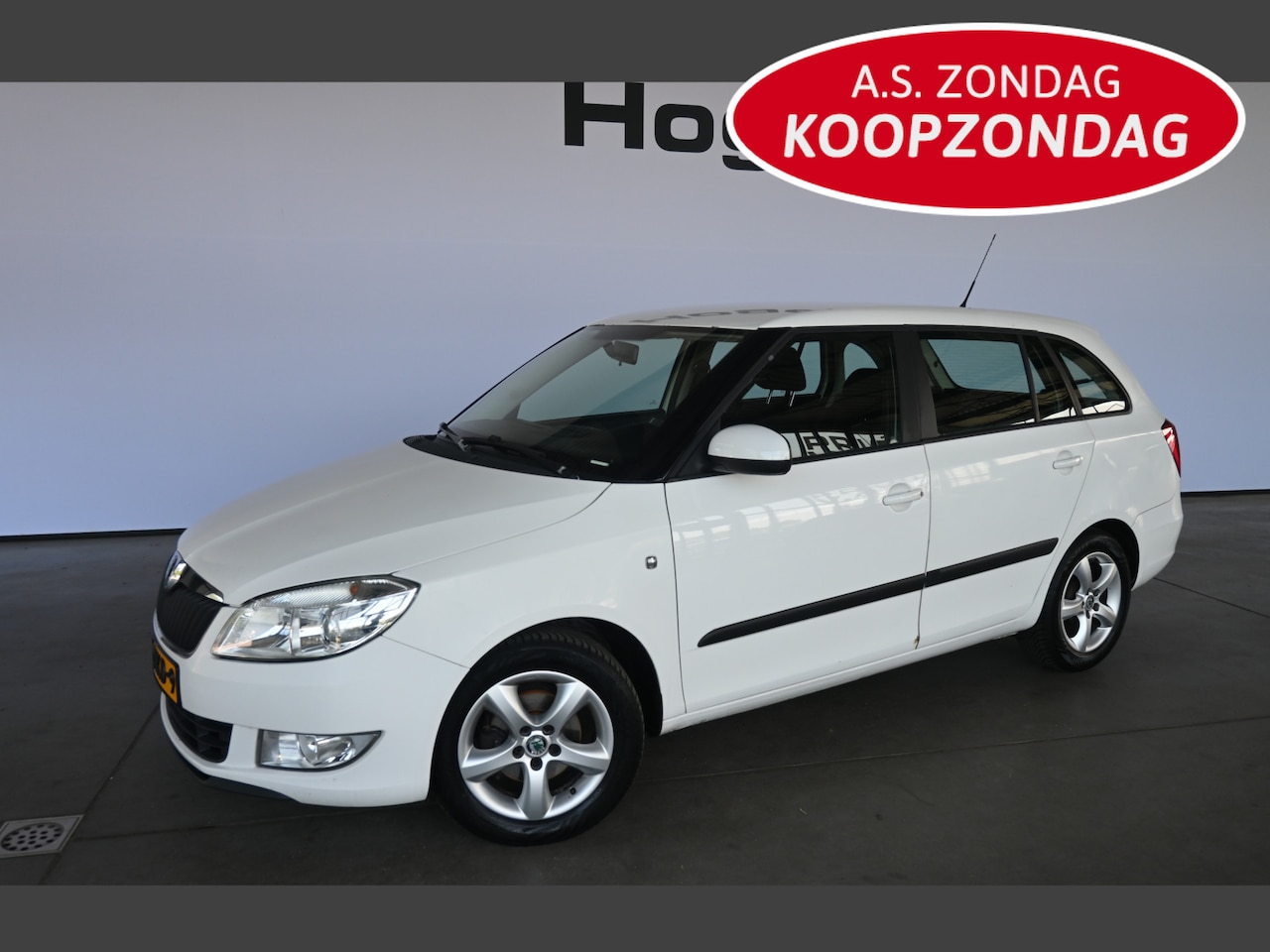Skoda Fabia Combi - 1.2 TDI Greenline Airco Cruise control Trekhaak 100% Onderhouden Inruil Mogelijk! - AutoWereld.nl