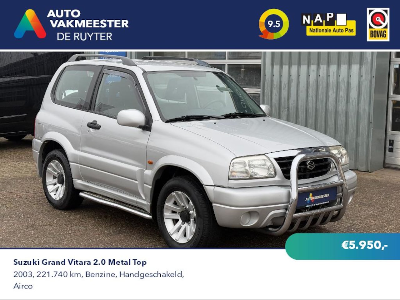 Suzuki Grand Vitara - 2.0 Metal Top 2.0 Metal Top - AutoWereld.nl