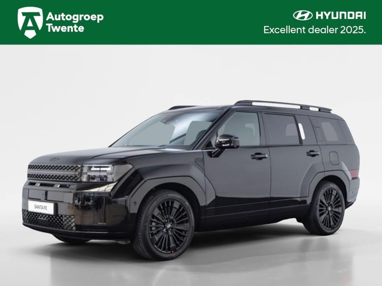 Hyundai Santa Fe - 1.6 T-GDI PHEV 4WD Black Line | 5-zitter | Navigatie | Leder - AutoWereld.nl