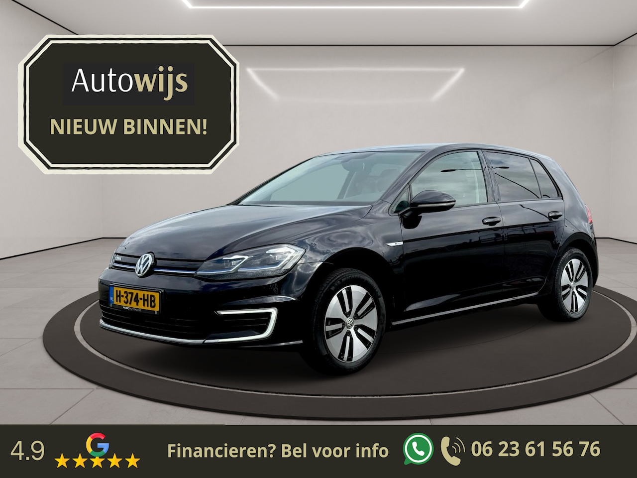 Volkswagen e-Golf - E-DITION|Carplay|84DKM|PDC|Adaptief Cruise|Navi - AutoWereld.nl