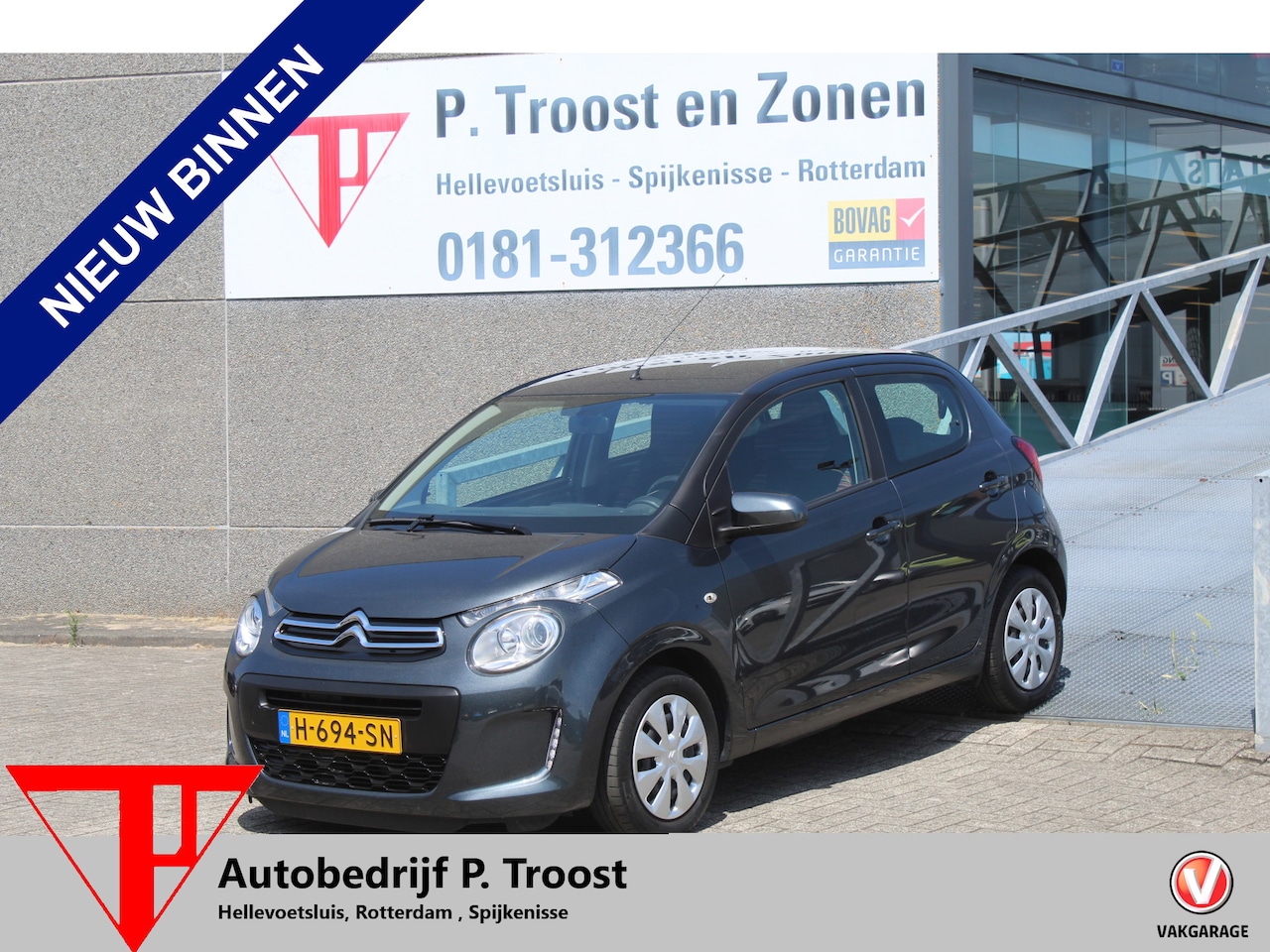Citroën C1 - 1.0 VTi Feel Airco/Toerenteller/Centrale deurvergrendeling/Bluetooth/Radio/Elektrische ram - AutoWereld.nl