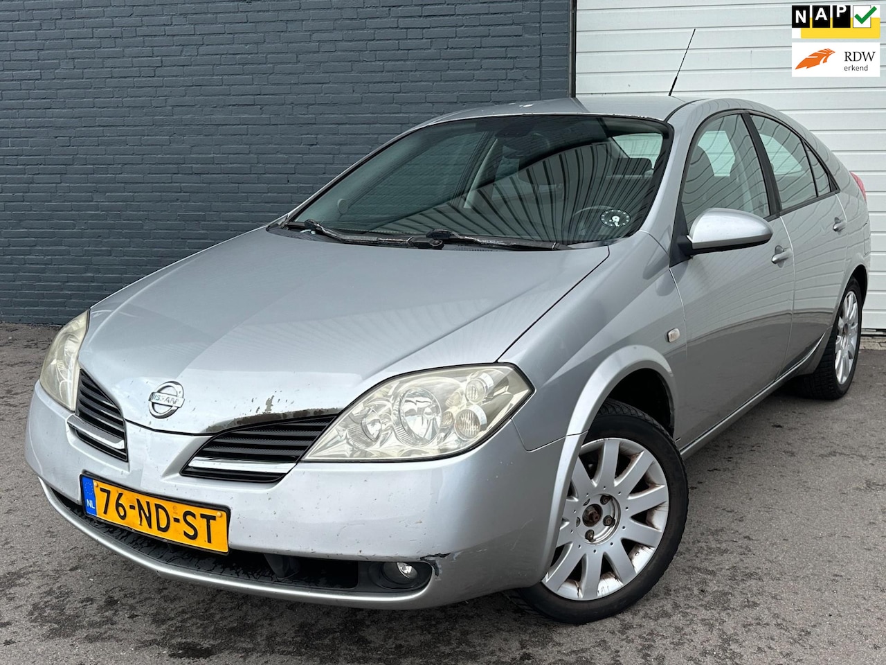 Nissan Primera - 1.8 Acenta CLIMA/CAMERA/LMV/TREKHAAK/ORGNL - AutoWereld.nl