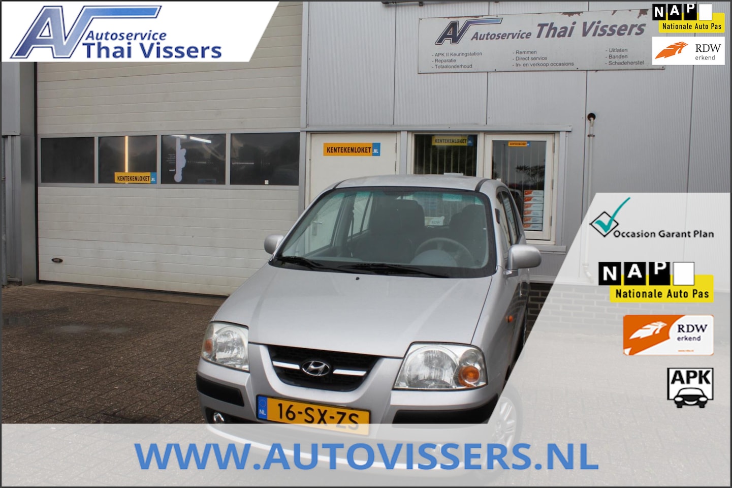 Hyundai Atos - 1.1i Dynamic Automaat Airco Elektr pak Apk 12-6-26 - AutoWereld.nl