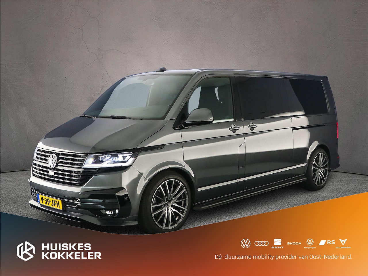 Volkswagen Transporter Caravelle - Caravelle T6.1 ABT 2.0 TDI 204PK DSG L2H1 Dubbel cabine | €18908.- BPM voordeel | - AutoWereld.nl