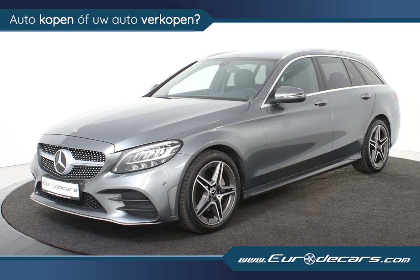 Mercedes-Benz C-klasse Estate - 180 T AMG-Line *1ste Eigenaar*2xAMG*Navigatie*Leer* - AutoWereld.nl