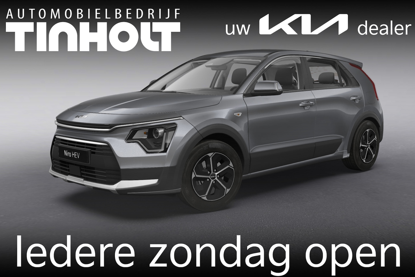 Kia Niro - 1.6 GDi Hybrid ComfortLine - Direct uit voorraad leverbaar - Steel Gray - AutoWereld.nl