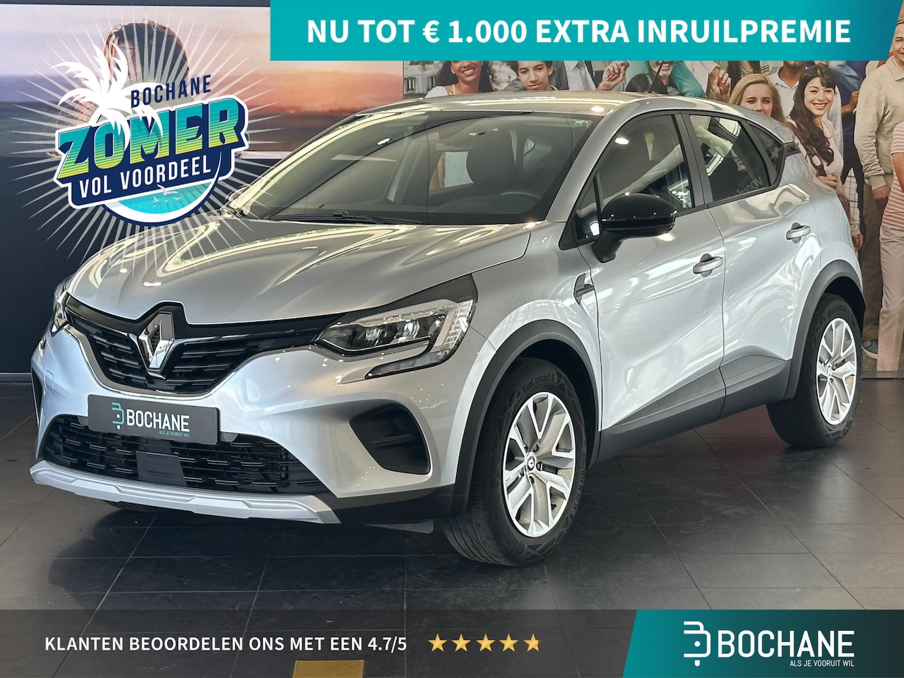 Renault Captur - 1.0 TCe 90 evolution NAVIGATIE | PARKEERSENSOREN | APPLE CARPLAY/AUTO ANDROID - AutoWereld.nl