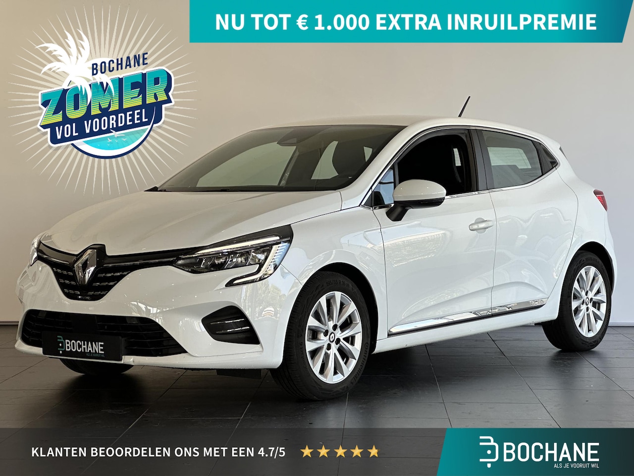 Renault Clio - 1.0 TCe Intens APPLE CARPLAY | ACHTERUITRIJCAMERA | LICHTMETALEN VELGEN | CLIMATE CONTROL - AutoWereld.nl