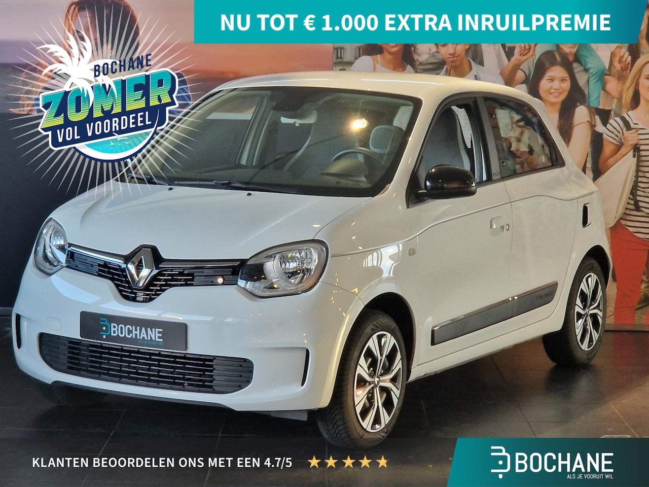 Renault Twingo - 1.0 SCe Limited AIRCONDITIONING | TELEFOONVOORBEREIDING | ACHTERSPOILER | STRIPING - AutoWereld.nl