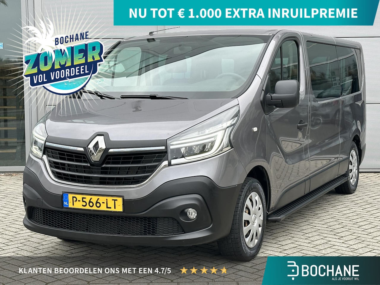 Renault Trafic Passenger - 2.0 dCi 120 Grand Zen | 9-Persoons | Navigatie | Trekhaak | Sidesteps - AutoWereld.nl